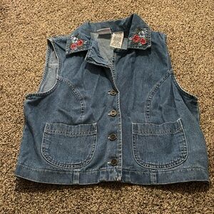 Women’s jeans vest